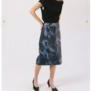 Tibi Rubberized Tie-Dye Pencil Skirt (will be donating if not sold)